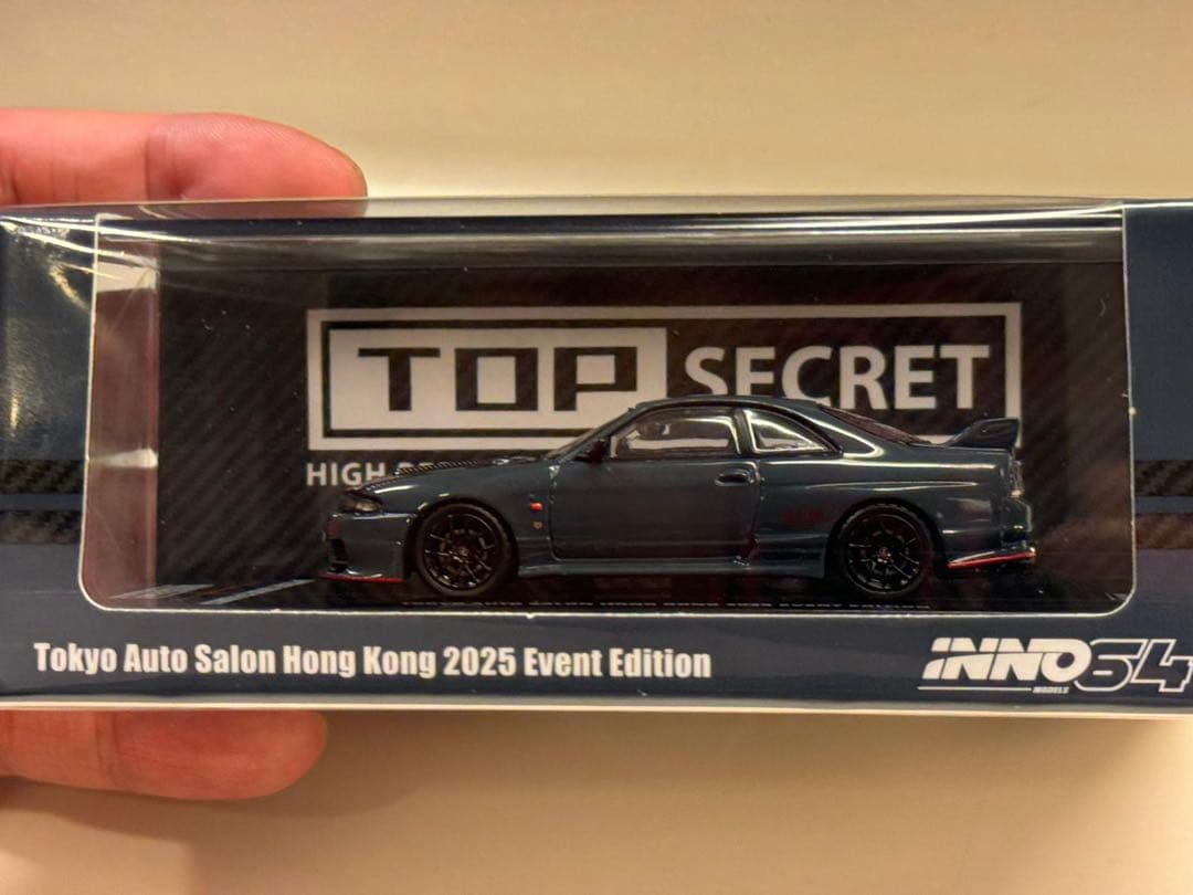 Inno64 1/64 TOP SECRET R33 GT-R 香港限定 3台