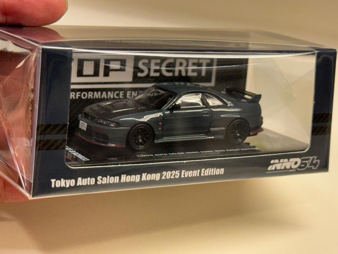 Inno64 1/64 TOP SECRET R33 GT-R 香港限定 3台