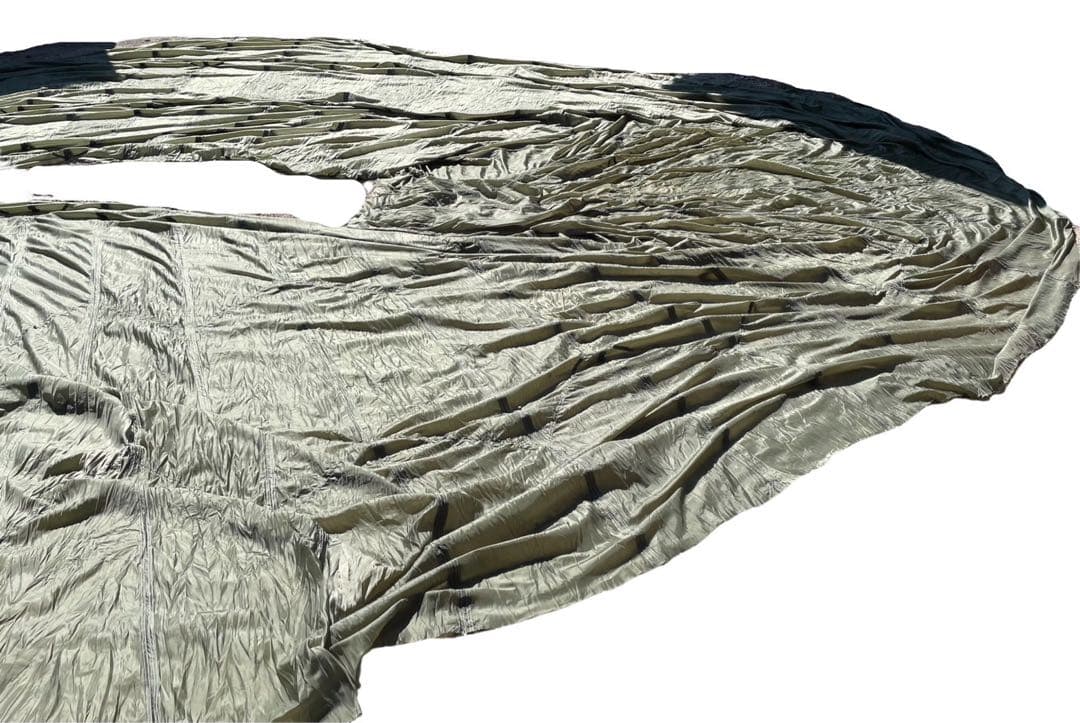 米軍海兵隊ODパラシュート生地希少品