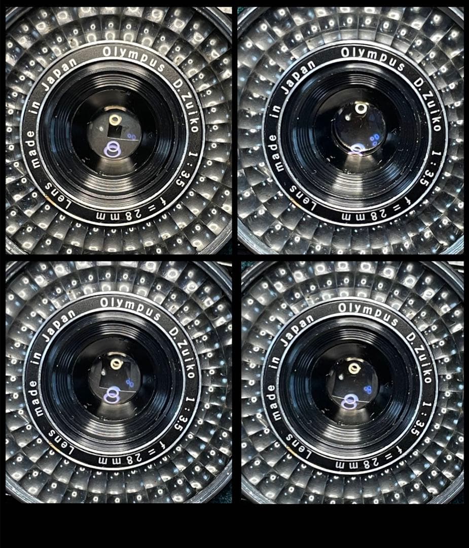 ✴️シボ革グリーンレザー✴️実写・分解整備済✴️オリンパスPEN EE-3 美品‼️