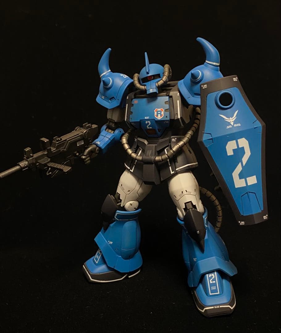 【ガンプラ完成品】　HG プロトタイプグフ　機動実証機　ブルーカラーVer.