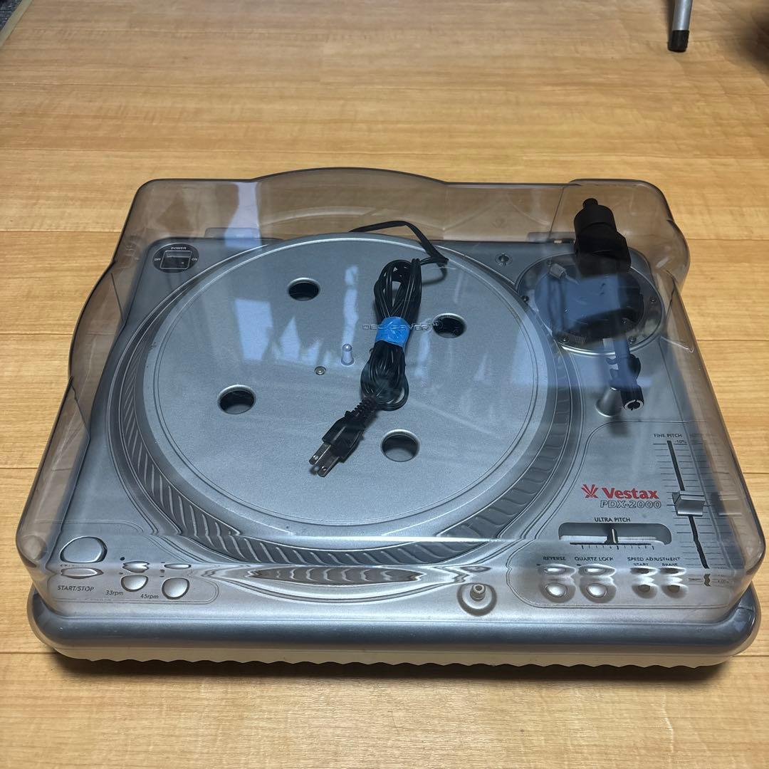 Vestax PDX-2000 1台+ジャンク1台+ダストカバー