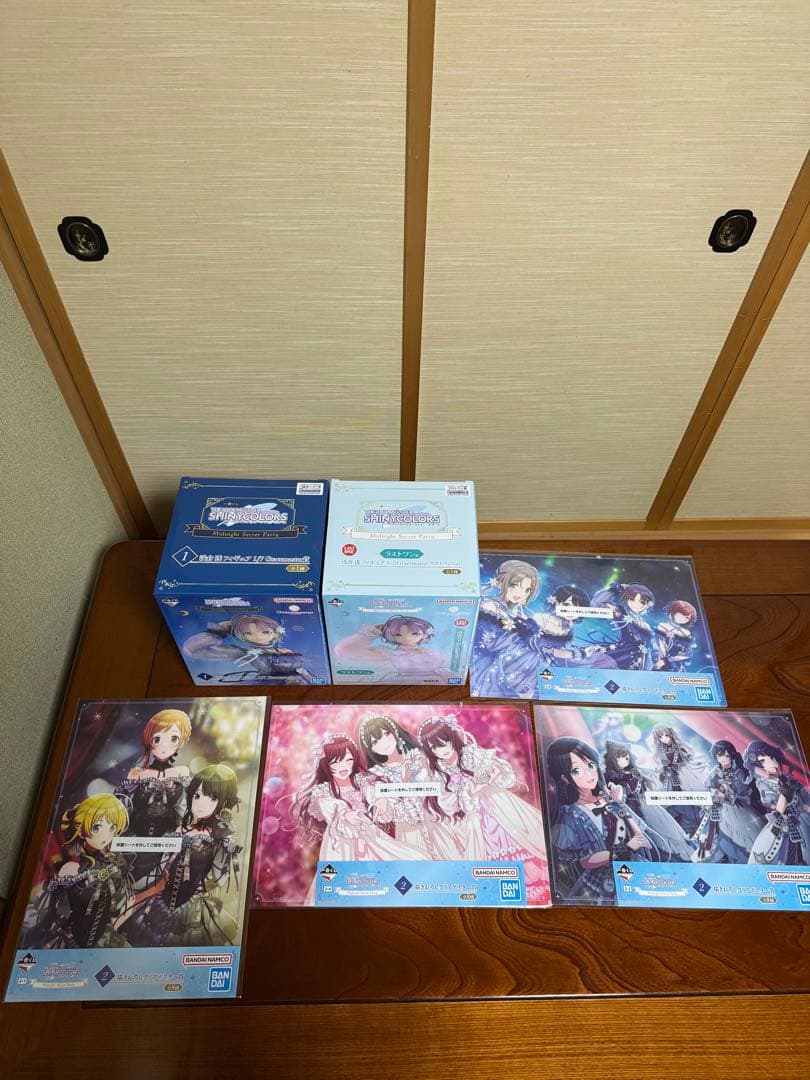 アイドルマスター浅倉透 フィギュア　ラストワン賞　描きおろしクリアポスター