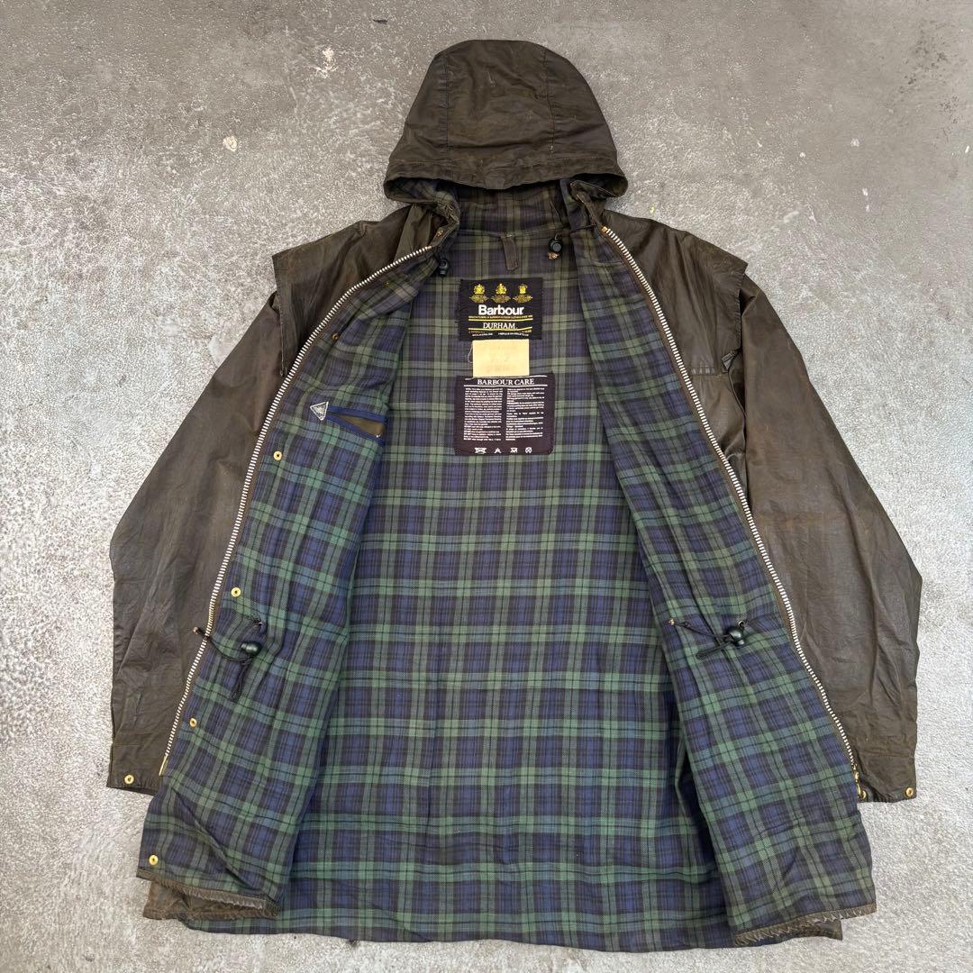 90s Barbour durham ダラム　オイルドハンティングジャケット