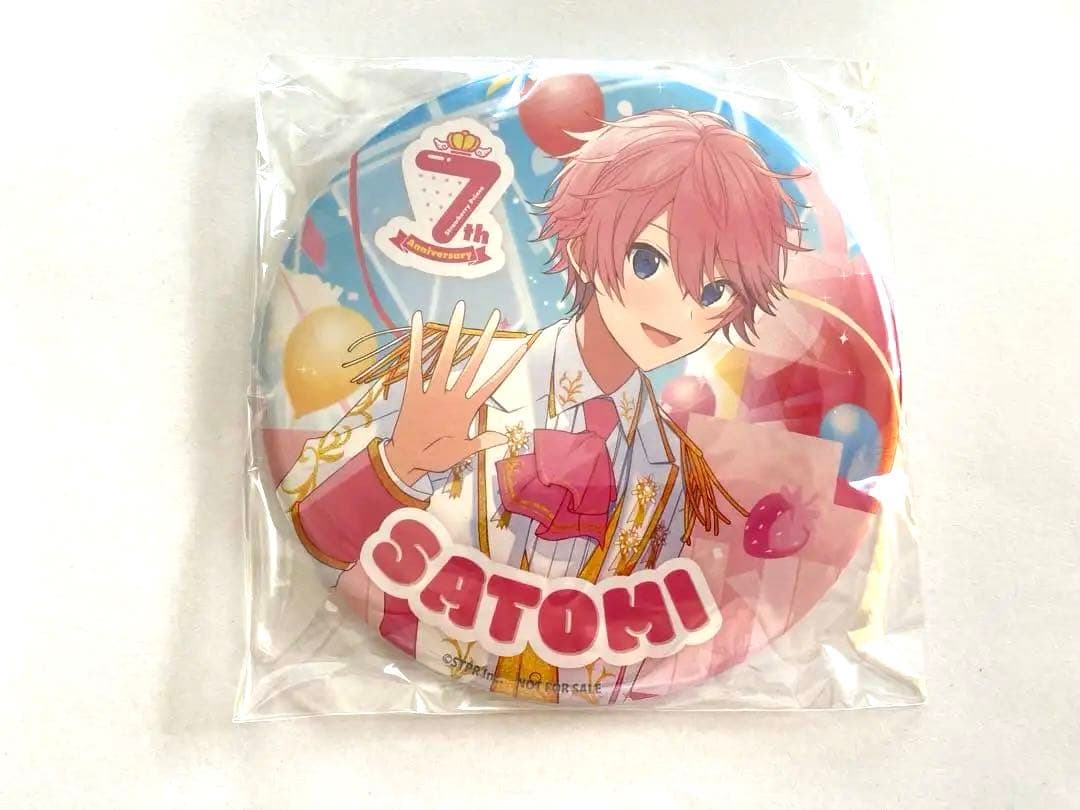 すとぷり7thさとみ　ふぁみこれWチャンス特大BIG缶バッジ