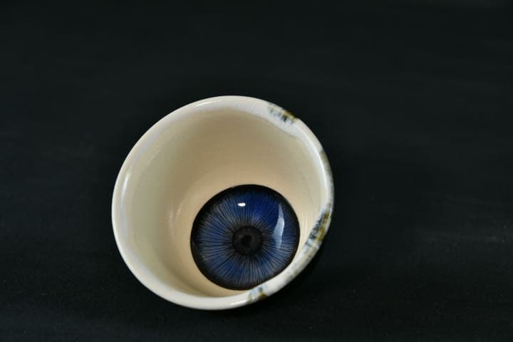 【美品】眼球杯 水元かよこ 元箱