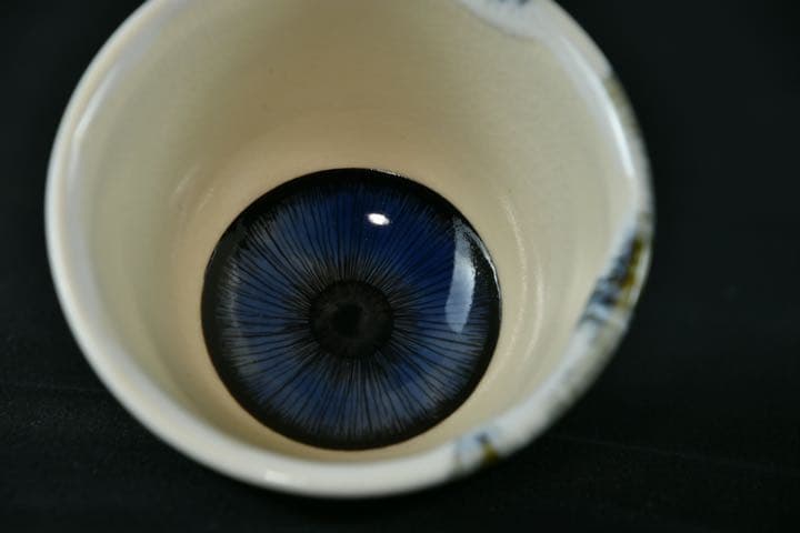 【美品】眼球杯 水元かよこ 元箱