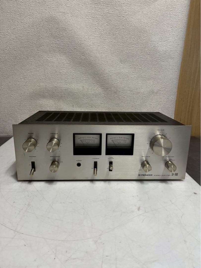 【ジャンク品】pioneer パイオニア　ステレオアンプ　SA-7600