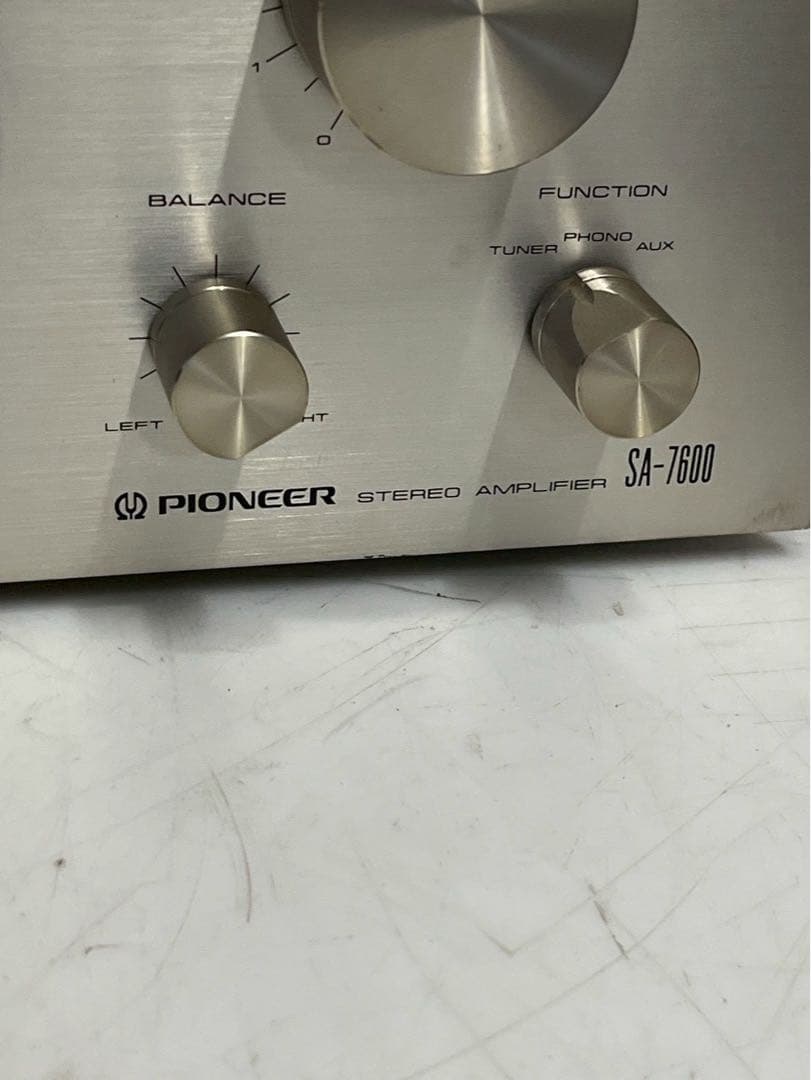 【ジャンク品】pioneer パイオニア　ステレオアンプ　SA-7600