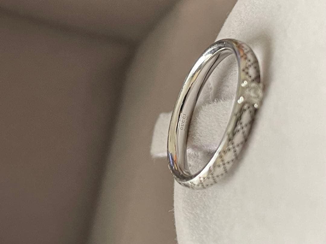 GUCCI ダイヤ 指輪 ディアマンティッシマ K18WG