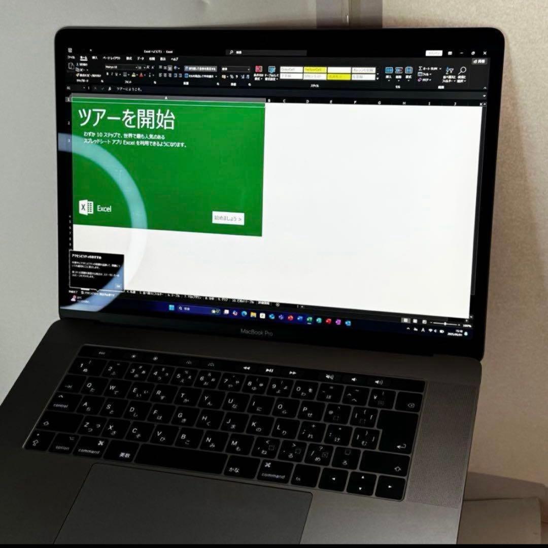 MacBook Pro i7/16GB/512GB/新品バッテリー Win11