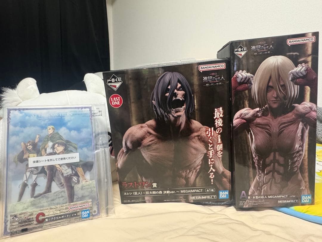 一番くじ　進撃の巨人　A賞　女型の巨人　ラストワン賞　エレン　フィギュア　C賞