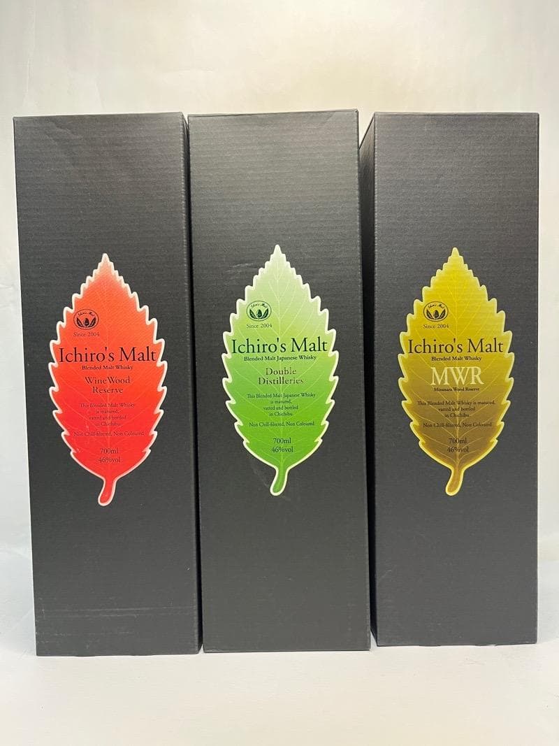 イチローズモルト　3本セット　DD MWR WWR　700ml 46％ 箱入り