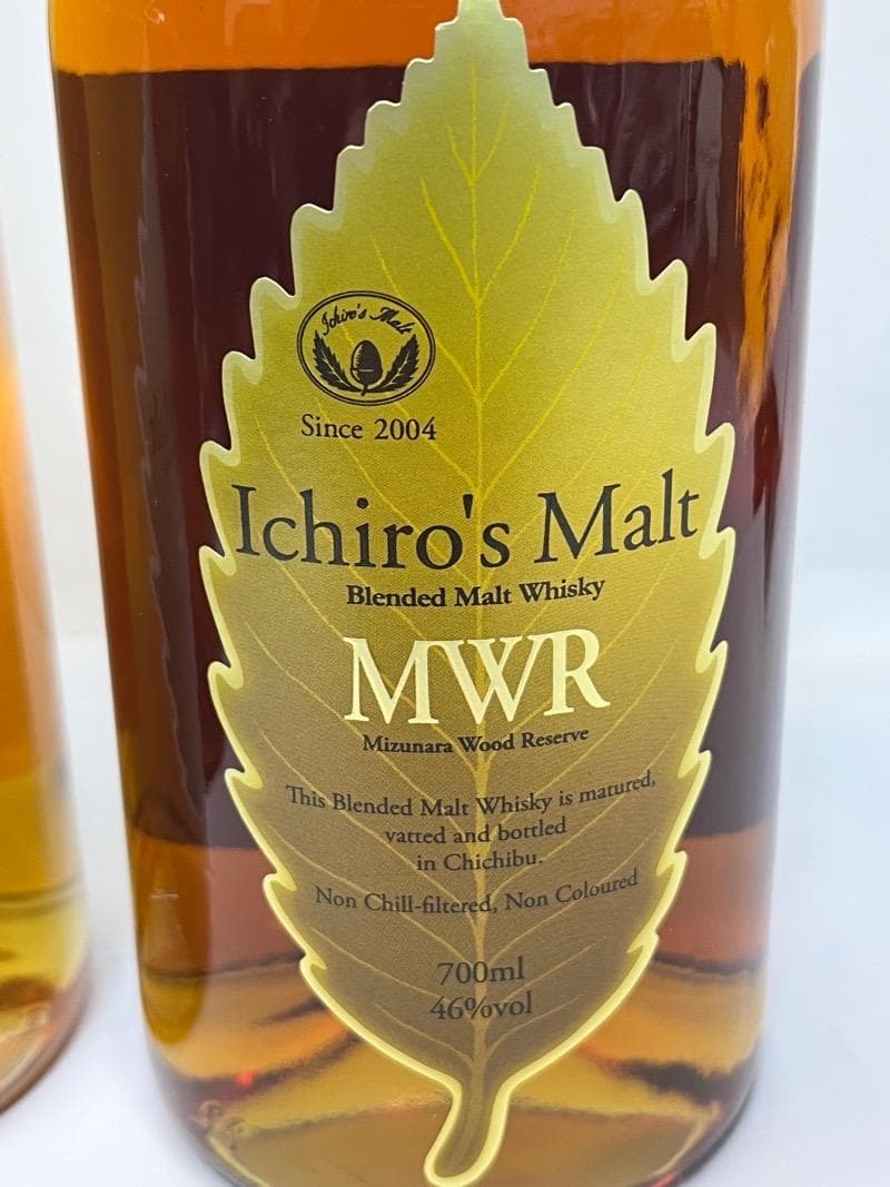 イチローズモルト　3本セット　DD MWR WWR　700ml 46％ 箱入り