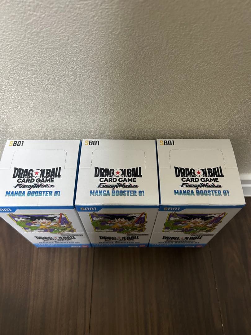 ドラゴンボール フュージョンワールド　マンガブースター 01　3BOX テープ付
