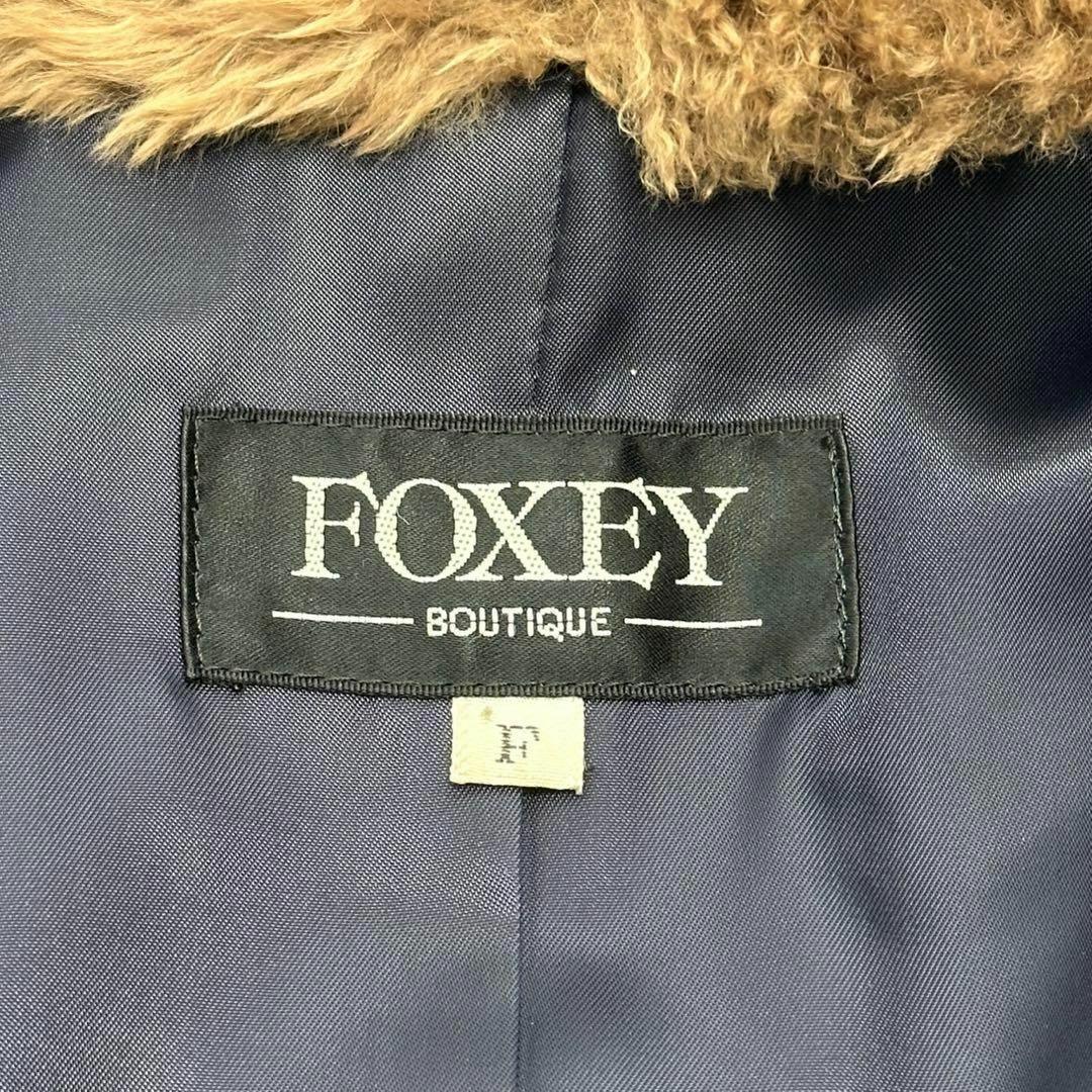 【入手困難】極美品 FOXEY ヌートリアファー カシミヤ チェスターコート