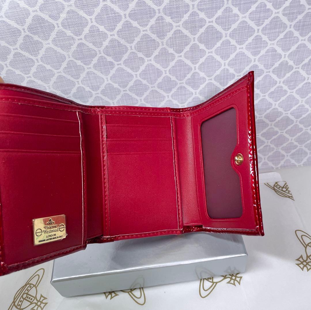 【大人気✨️ショッパー付き】新品 Vivienne Westwood 赤エナメル