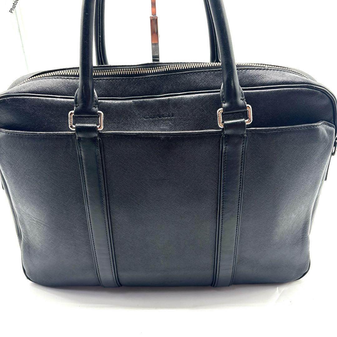 【大幅値下げ‼️】COACH 2way ブラック ビジネスバッグ レザー