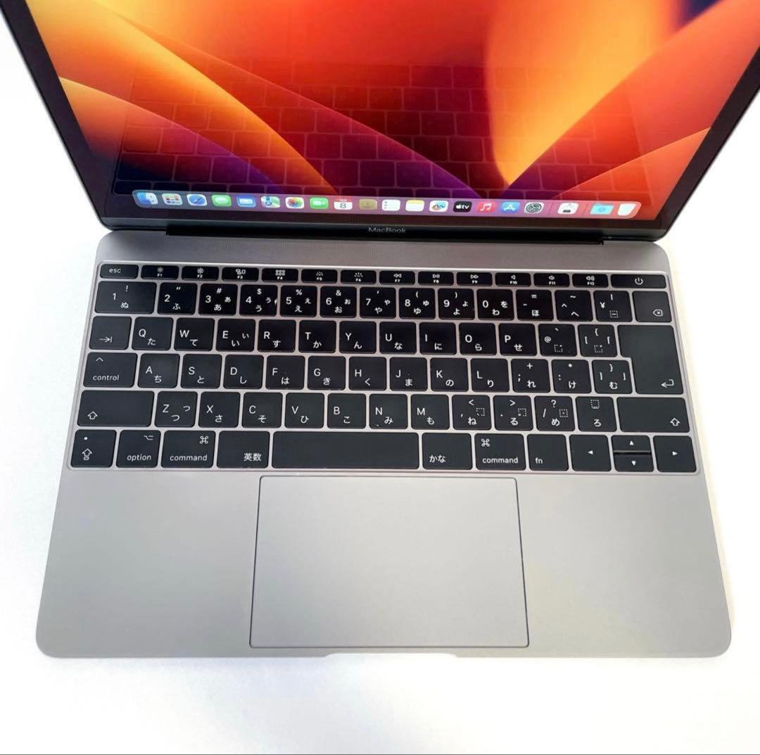 【廃盤希少】MacBook 12インチ　メモリ8GB 256GB軽量920g