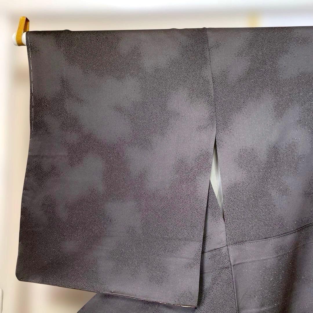 着物-辻が花着物61【未使用・しつけ付き】辻が花の訪問着 正絹 グレー系 高級品