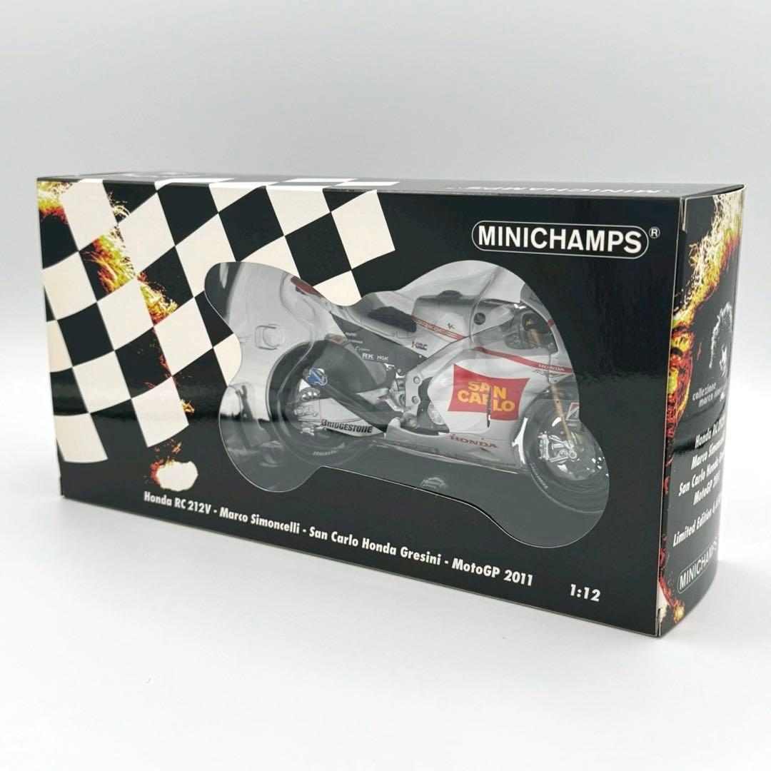 ミニチャンプス 1/12 HONDA RC212V 2011 シモンチェリ