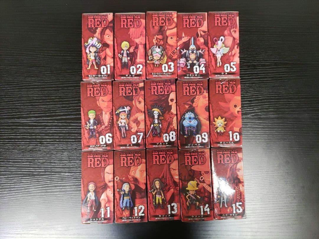 ワンピース　ワーコレ　ONE PIECE FILM RED vol.1,2,3