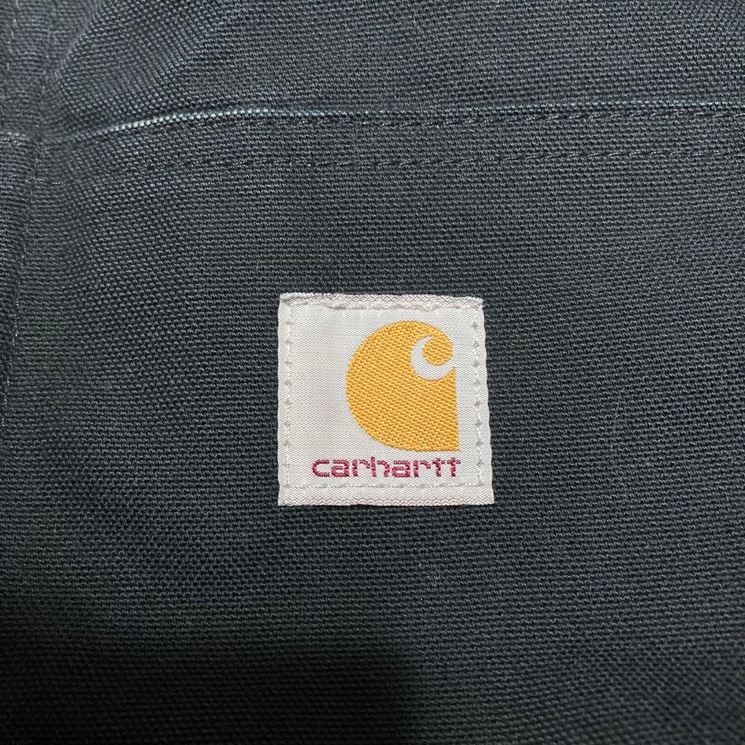 USA製 Carhartt フード付きジャケット ブラック アクティブジャケット