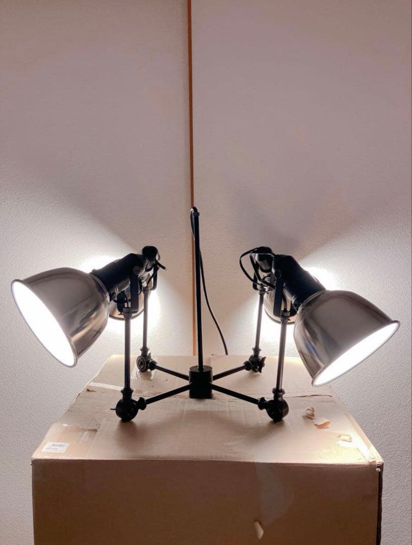 シルバー シーリングライト 4灯式