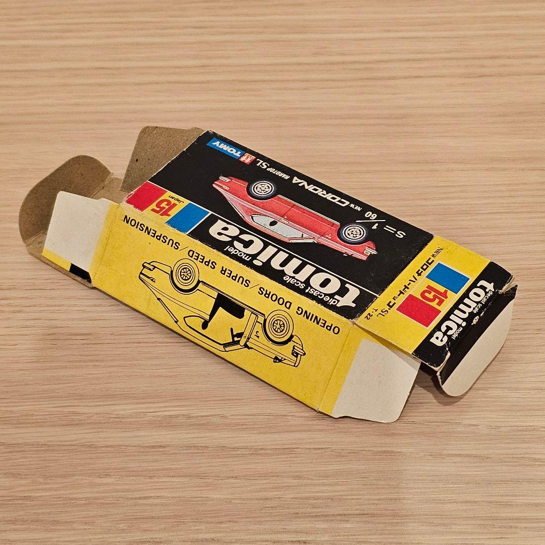 【トミカ】No.15 トヨタ ニューコロナ ハードトップ 1Aホイール 黒箱