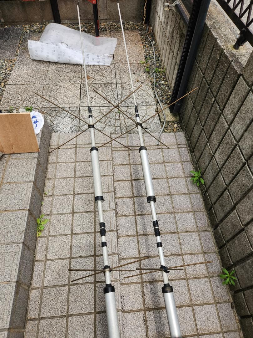 3.5/7MHz帯 2バンド短縮Ｖ型ダイポールDIAMOND (中古送料込)