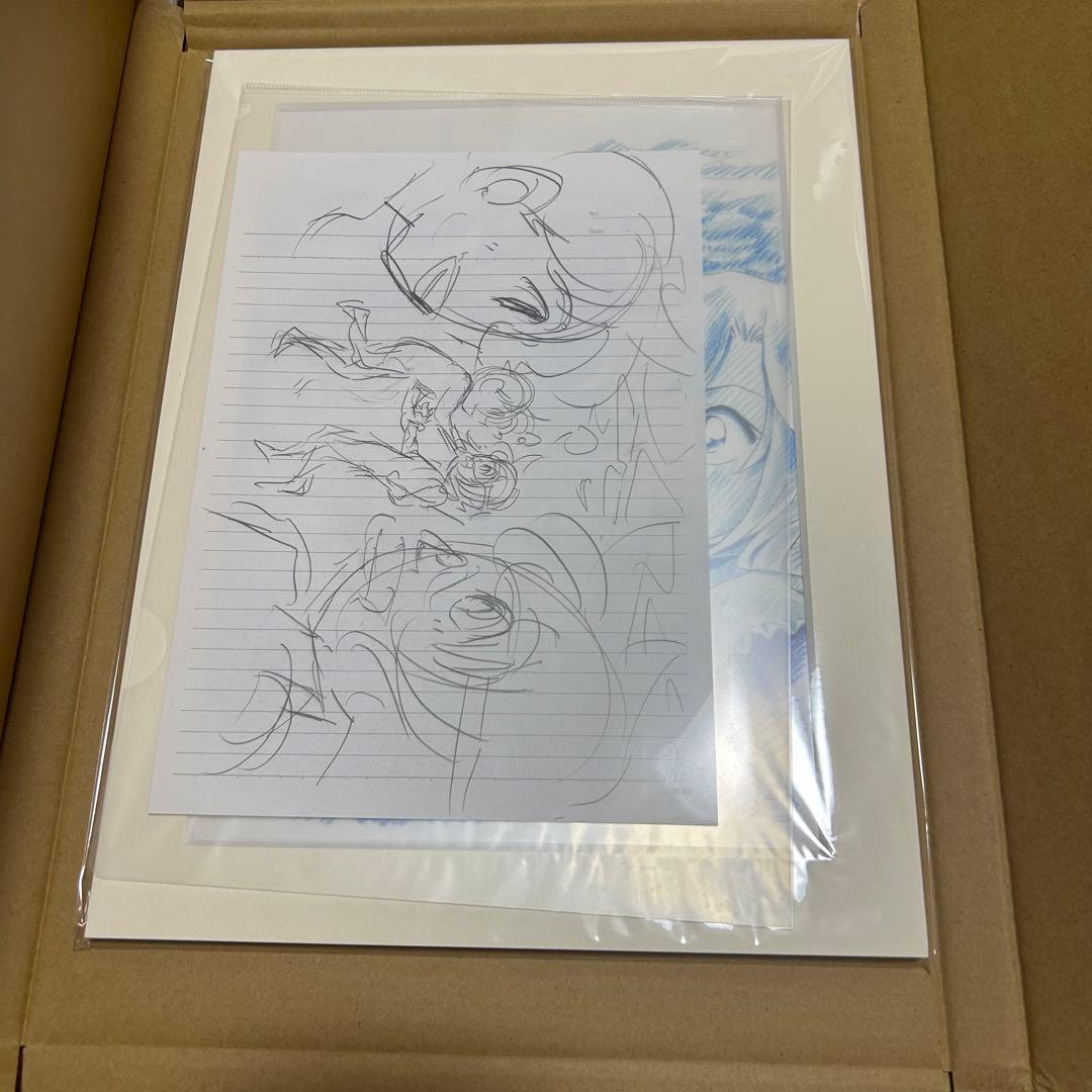 名探偵コナン 江戸川コナン 灰原哀 黒鉄の魚影 複製原画 全サ サンデー ラフ