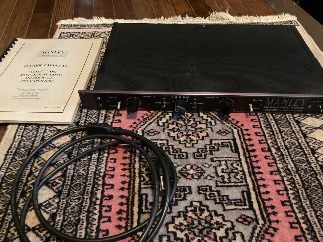 Manley Dual Mono 真空管マイクプリアンプ