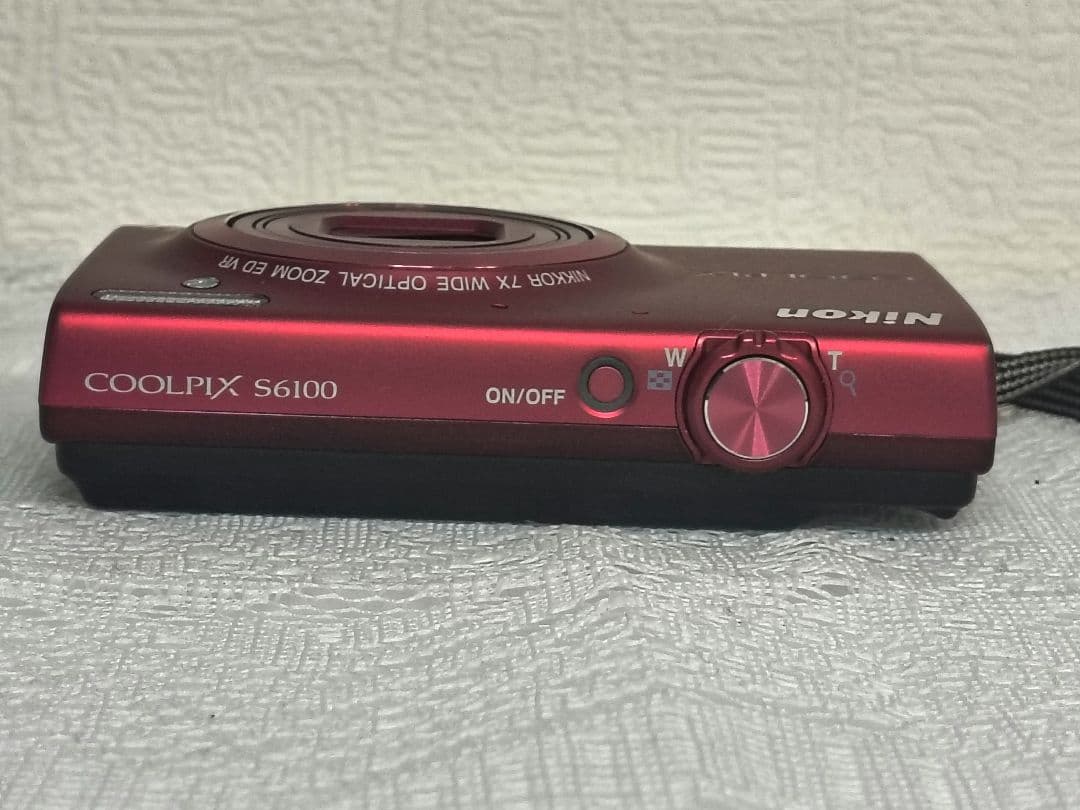 (美品)ニコン クールピクス S6100 赤