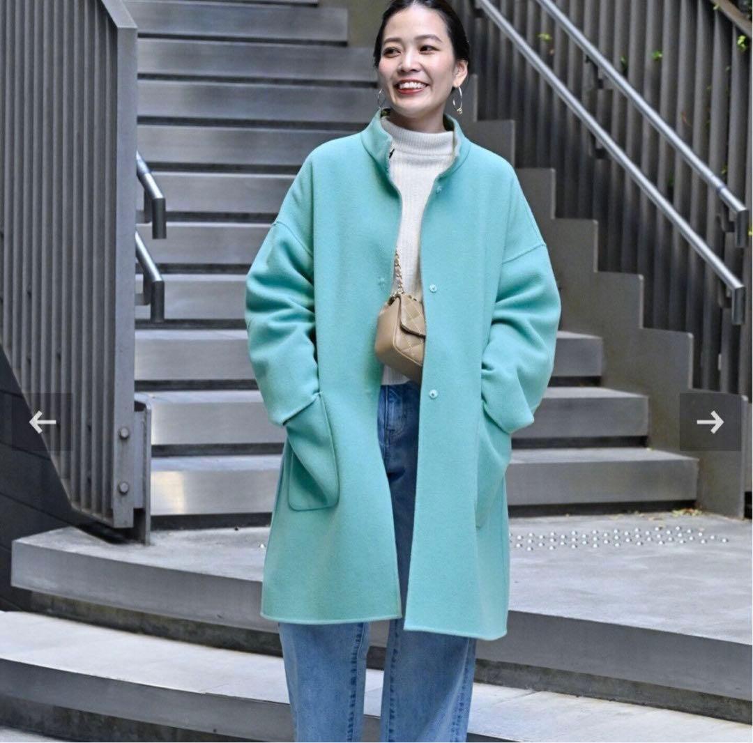 東風 美品 SIMPLICUTE リバーシブルコート フリー B.C