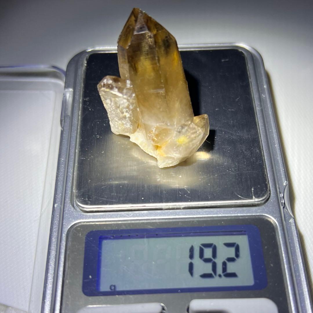 パキスタン産　スモーキークォーツ原石クラスター　天然石黒水晶　6点セット