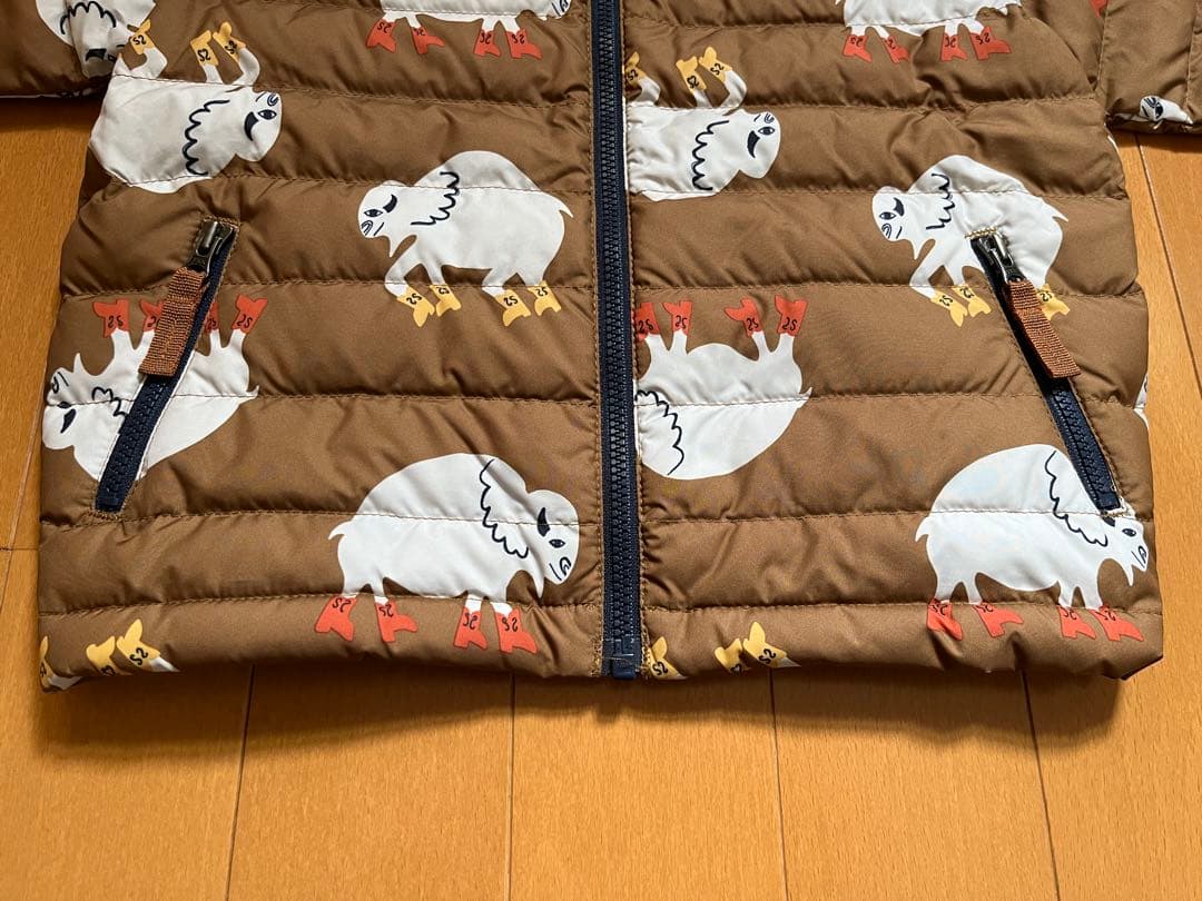 パタゴニア　ダウン　2T キッズ　バッファロー　ブラウン