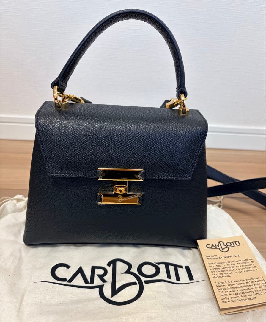 ✨極美品✨カルボッティ CARBOTTI DIANA 黒 2WAY ショルダー