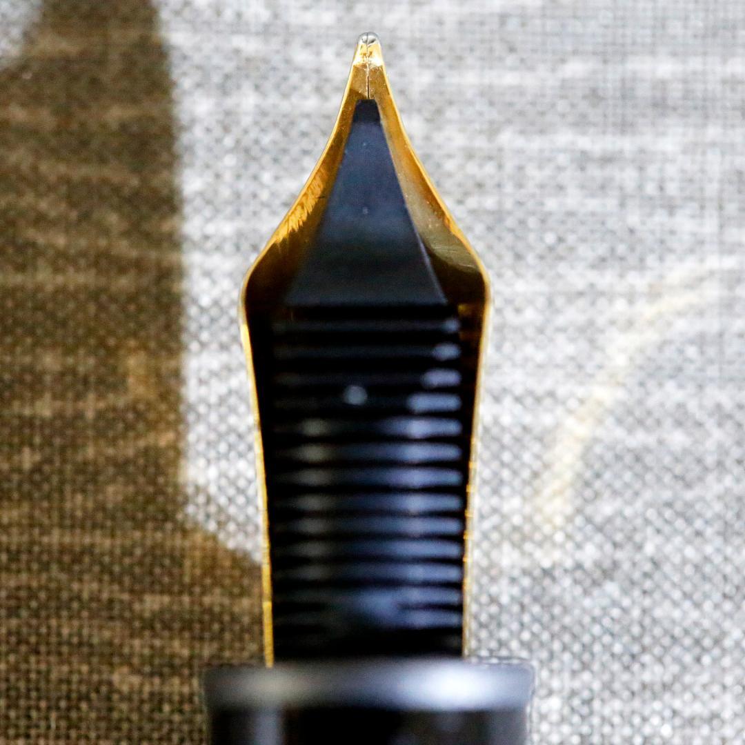 【美品】モンブラン 万年筆 １４６８ ソリテール スターリングシルバー ９２５