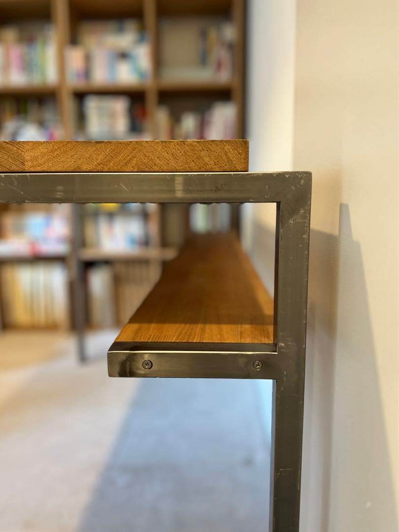 [送料込み] 無垢材 × アイアン　ワークデスク