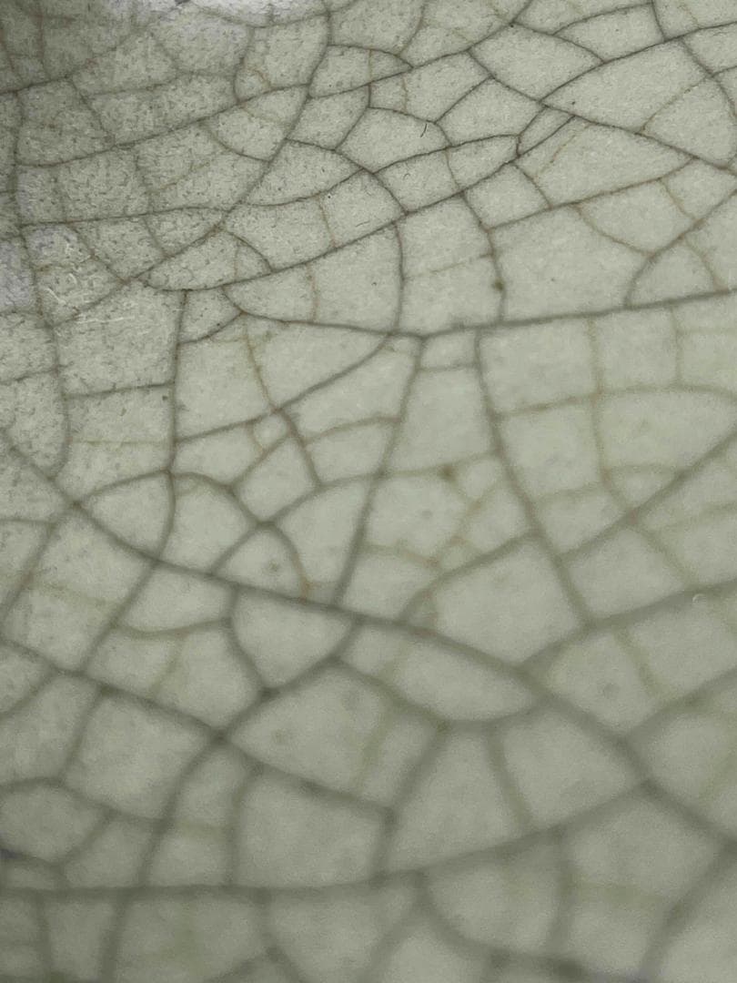 南宋時代 哥窯輪花盤 南宋官窯 【旧家蔵出し】 希少貴重 (E-59)