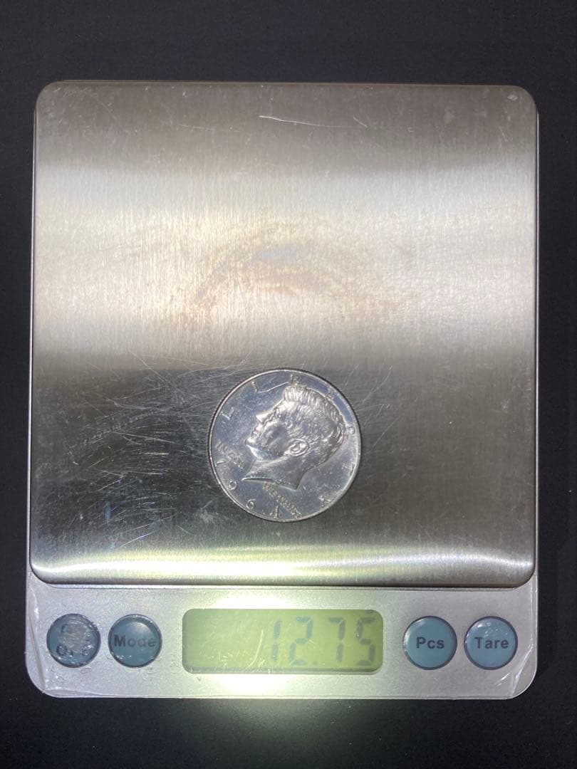 【アメリカ】ケネディハーフダラー銀貨3枚(1964年)［2］