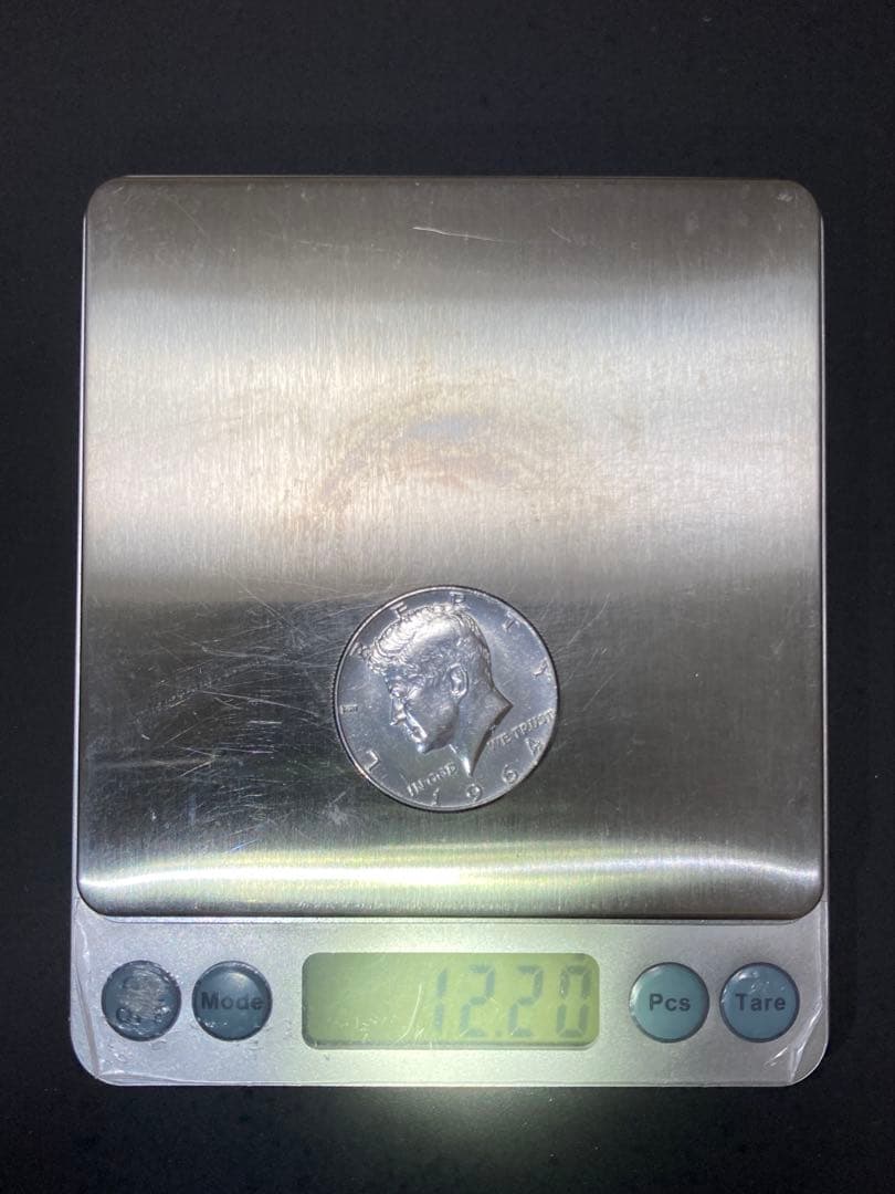 【アメリカ】ケネディハーフダラー銀貨3枚(1964年)［2］