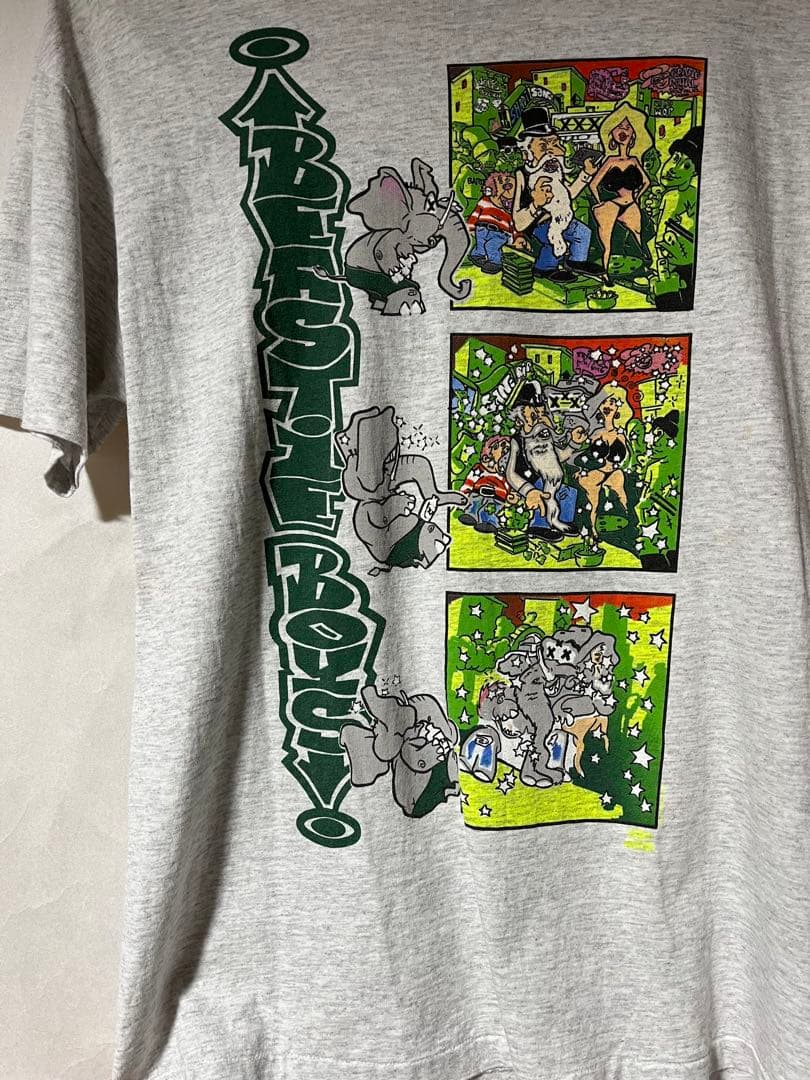 BEASTIE BOYS DUSTED ELEPHANTヴィンテージTシャツ Ｌ
