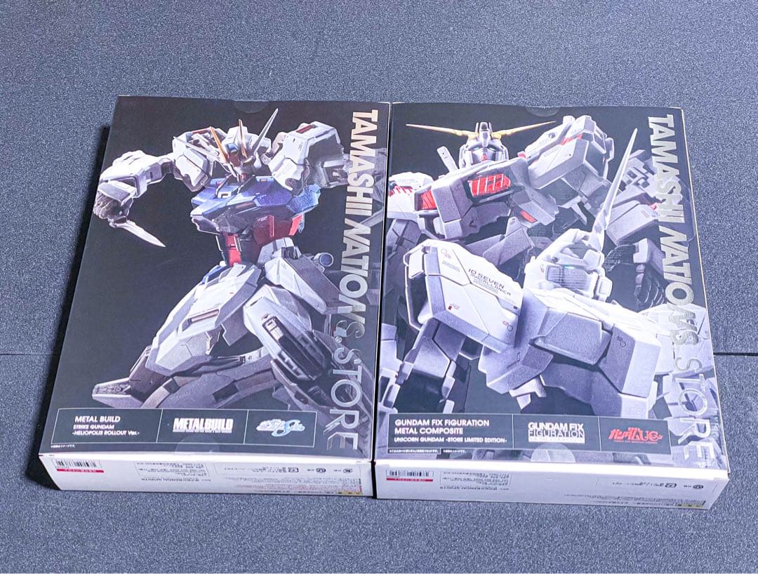 メタルビルド　ストライクガンダム　メタルコンポジット　ユニコーンガンダム