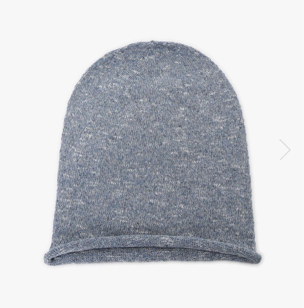 希少　アニエスbコットンニット帽