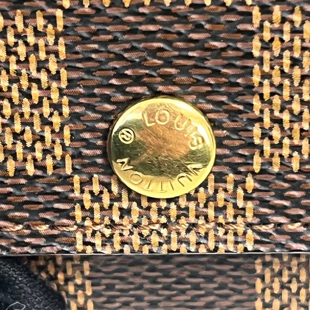 外観美品　ルイヴィトン ダミエ　ポルト　モネプラ　ケース