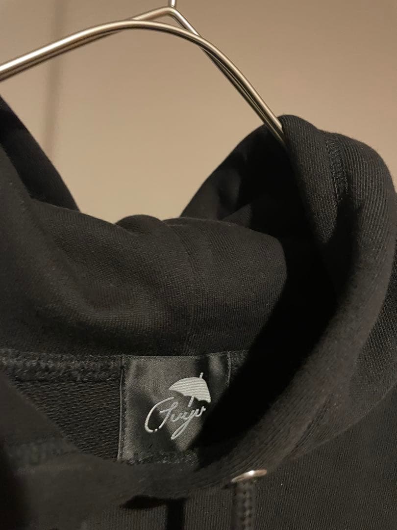 美品　ツユ　アパレル 過去囚われパーカー ブラック ビッグシルエット　TUYU