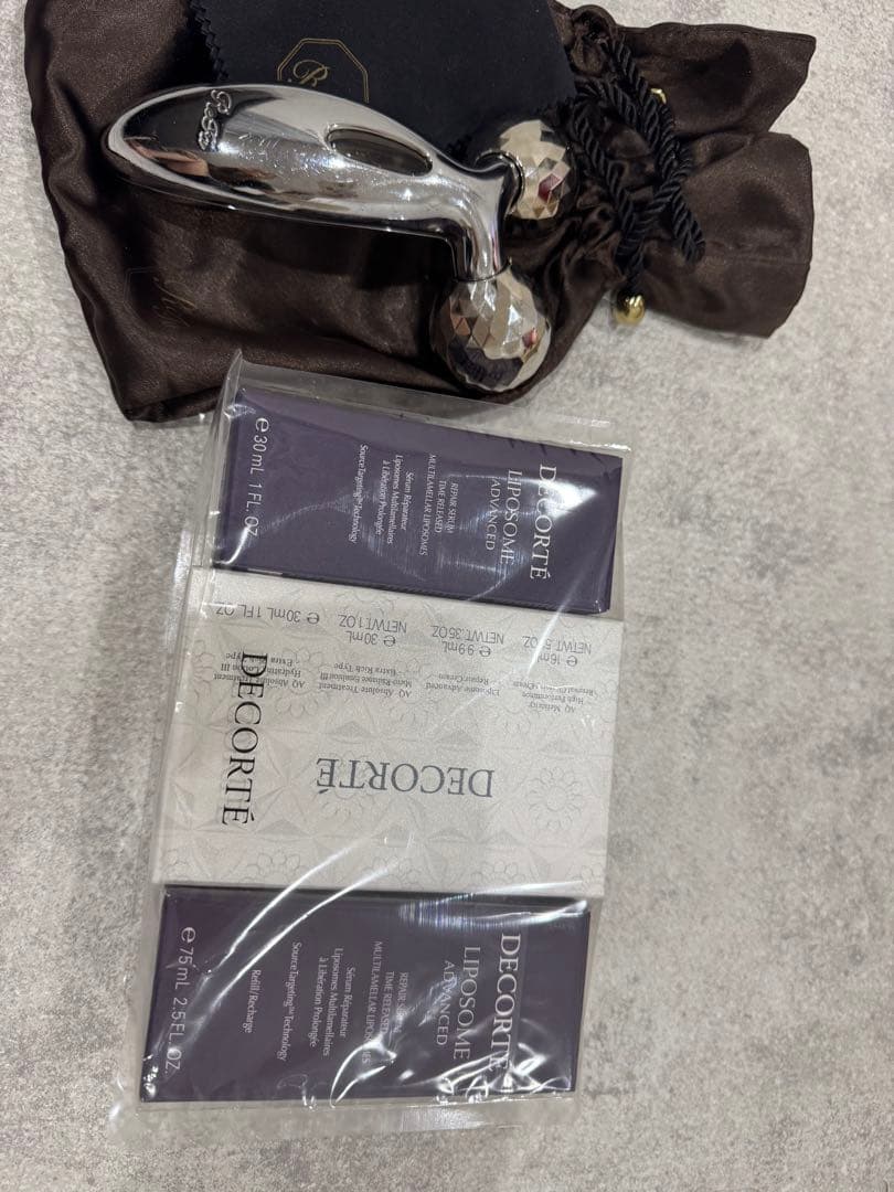 デコルテ　リポソーム詰め替えセット リファ　美顔ローラー