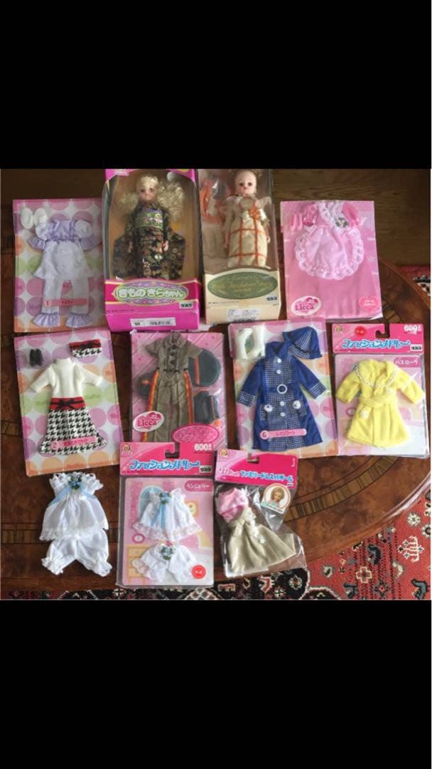 【年代もの】着せ替え人形2体＋洋服 セット販売