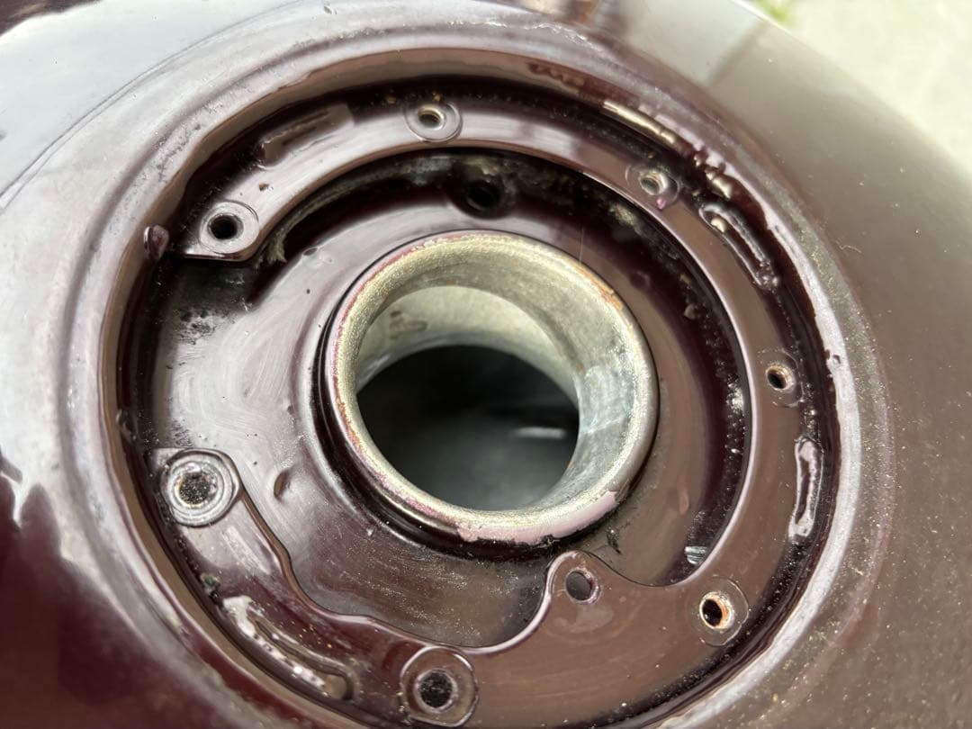 Kawasaki ゼファー750タンク ダークブラウン/ゴールド